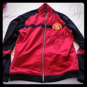 Vintage Nike Manchester United Track Jacket - XXL